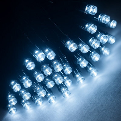 HSD 200 Led White String Lights (19.9M) - Battery Fairy Lights For Christmas, Weddings, And Home Decor - image 1