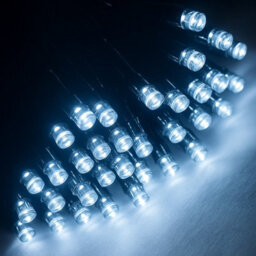 HSD 200 Led White String Lights (19.9M) - Battery Fairy Lights For Christmas, Weddings, And Home Decor - thumbnail 1