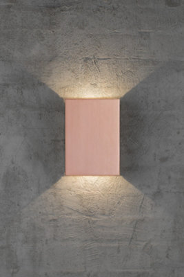 Nordlux Fold 15 Outdoor Patio Terrace Garden Wall Light In Copper (Height) 21Cm - image 1