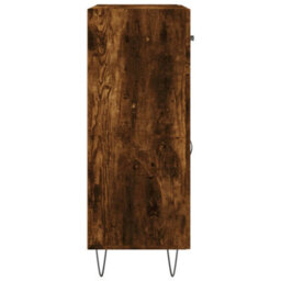 Berkfield Modern Sideboard Smoked Oak 69.5X34X90 Cm Engineered Wood - thumbnail 7