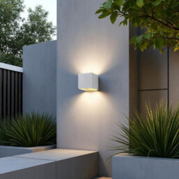 Ultra Beam Lighting Ultrabeam White Outdoor Up And Down Led Wall Light 6 Watt Led 600 Lumens - thumbnail 1