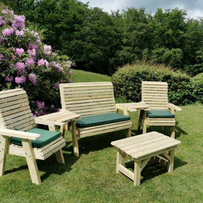 Churnet Valley Garden Furniture Ltd Churnet Valley Ergo Multi Set 4 Seat 1 X Coffee 1Xb 2Xc 2X A/tray - image 1