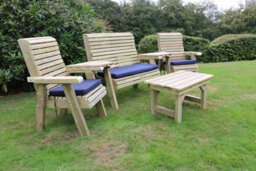 Churnet Valley Garden Furniture Ltd Churnet Valley Ergo Multi Set 4 Seat 1 X Coffee 1Xb 2Xc 2X A/tray - thumbnail 4