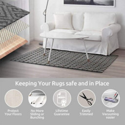 Taylor & Brown 160 X 230Cm Rug Anti Slip Non Slip Rug Mat Liner Carpet Gripper Underlay For Hard Floors - thumbnail 4