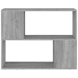 Berkfield Book Cabinet/room Divider Grey Sonoma 80X24X63 Cm - thumbnail 5