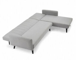 Home Detail Clinton Light Grey Fabric L Shape Sofa Bed - thumbnail 7