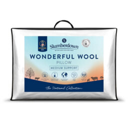 Slumberdown Wool Pillow With 100% Cotton Cover 1 Pack - thumbnail 1