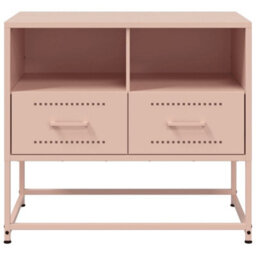 Berkfield Tv Cabinet Pink 68X39X60.5 Cm Steel - thumbnail 6