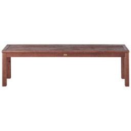Beliani Garden Bench With Cushion Tuscania 160 Cm Eucalyptus Wood Grey - thumbnail 4