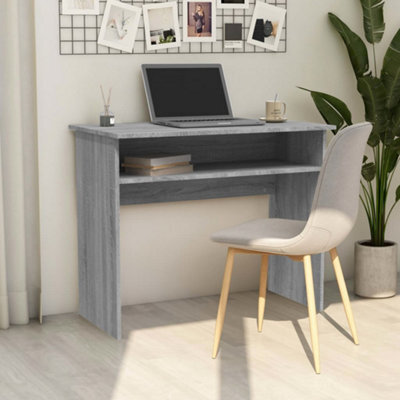 Berkfield Desk Grey Sonoma 90X50X74 Cm Engineered Wood - image 1