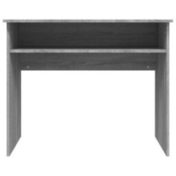 Berkfield Desk Grey Sonoma 90X50X74 Cm Engineered Wood - thumbnail 4