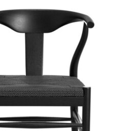 Where Saints Go Ltd Quinn Dining Chairs Pack Of 2, Paper Coil Seats, Curved Black Wood Frames By Where Saints Go - thumbnail 9