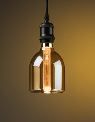 Luminosa Lighting Luminosa Knightsbridge Luna 230V 3W Es Led Chalice Retro Lamp 1800K - Lu3Ach