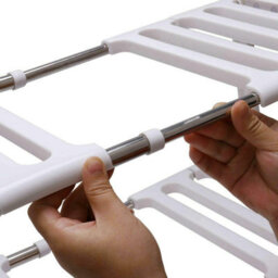 Mantraraj 2 Tier Expandable Under Sink Organizer Storage Shelf Shelves Unit Space Saving Multipurpose Tidy Organizer Rack Cupboard - thumbnail 5