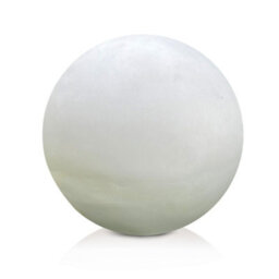 Idealist™ 40Cm White Washed Reinforced Stone Outdoor Concrete Effect Garden Decorative Ball  9.9Lbs