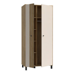 Furniture To Go Grafton 2 Door Wardrobe In Cream And Oak - thumbnail 3