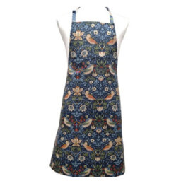 William Morris Navy Strawberry Acrylic Apron