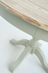 Statement Furniture Florence Large Sage Green Pedestal Round Dining Table 120Cm - thumbnail 3