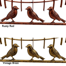 Ledsone Bird Cage Ceiling Industrial Chandelier Loft Pendant Light Rustic Red Color Hanging Light With Adjustable Cable - thumbnail 4