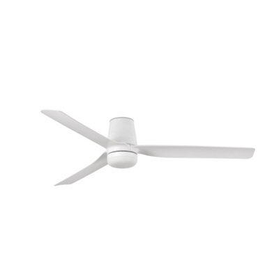 Luminosa Lighting Luminosa Punt Tub Medium 3 Blade Ceiling Fan Matt White With Light 3000 - 4200 - 6500K Tuya Smart System - image 1