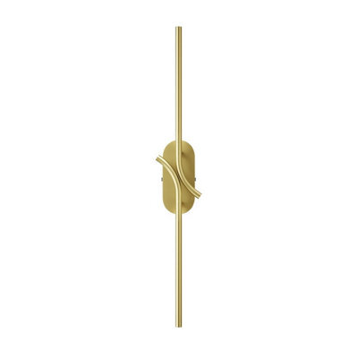 Luminosa Lighting Luminosa Renaissance Modern Integrated Led Wall Lamp Brass, Gold 3000K 200Lm White Shade - image 1