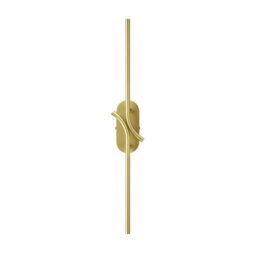 Luminosa Lighting Luminosa Renaissance Modern Integrated Led Wall Lamp Brass, Gold 3000K 200Lm White Shade - thumbnail 1