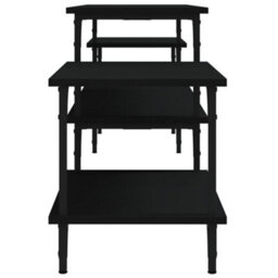 Berkfield Durable Tv Cabinet Black 197X35X52 Cm Engineered Wood - thumbnail 6