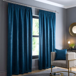 Fusion Galaxy Pair Of Light Reducing Thermal Effect Pencil Pleat Curtains - thumbnail 1