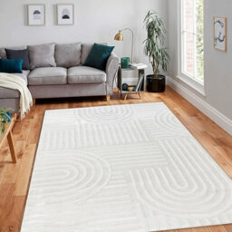 RugsX Carpet Balance 1918 Cream - Geometric, Structural, Glamour  80X150 Cm - thumbnail 5