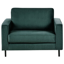 Beliani Living Room Set 4 Seater Savalen Velvet Dark Green - thumbnail 8