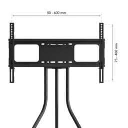 "Avf Tiga Freestanding Metal Tv Tripod, For Tvs 32-65"" - Black" - thumbnail 7