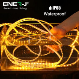 Ener-J 10 Meter Solar Led Strips With Silicon Cover, Ip65, 6V 8W Solar Panel With 6000 Mah Battery, Remote Included. 3000K - thumbnail 5