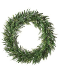 Werchristmas 1 M Natural Fir Artificial Christmas Wreath - thumbnail 1