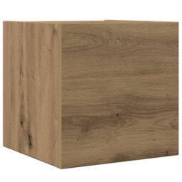 Berkfield 8 Piece Tv Cabinet Set Wall-Mounted Artisan Oak Engineered Wood - thumbnail 8