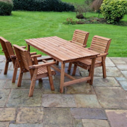 Churnet Valley Garden Furniture Ltd Valley 4 Seat Set 4Xc 1795 Table - thumbnail 4