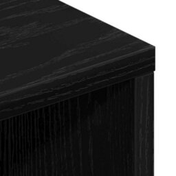 Berkfield Tv Cabinet Black Oak 150X30X44,5 Cm Engineered Wood - thumbnail 9