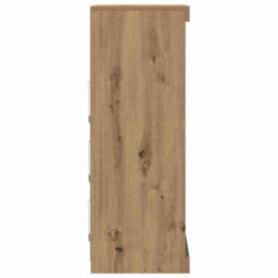 Vidaxl Led Sideboard Artisan Oak 60.5 X 37 X 100 Cm Engineered Wood - thumbnail 7