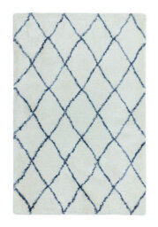 Alto Al03 Cream Geometric Modern Luxurious Shaggy Stain-Resistant Rug For Bedroom Living & Dining Room-80Cm X 150Cm - thumbnail 4