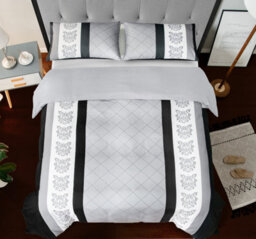 Lazzaro Bohemian Double Duvet Cover Set Premium Microfiber Soft Luxury Quilt Cover With Zipper Closure - thumbnail 3