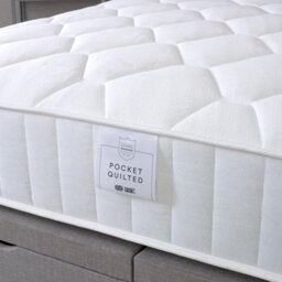 Divan Base Direct Shire Essentials 1000 Pocket Sprung Quilted Divan Bed Set 6Ft Super King 4 Drawers- Wool Bronze - thumbnail 3