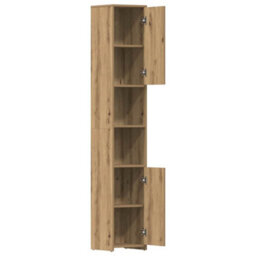 Walplus Bathroom Cabinet Artisan Oak 30X30X183.5 Cm Engineered Wood - thumbnail 5