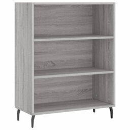 Berkfield Shelf Cabinet Grey Sonoma 69.5X32.5X90 Cm Engineered Wood - thumbnail 2