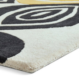 Multicolor Geometric Luxurious Modern Wool Rug For Bedroom & Living Room-120Cm X 170Cm - thumbnail 6