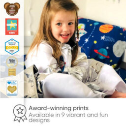 Bloomsbury Mill - Outer Space Curtains For Kids Bedroom, Lined Curtain Pair With Tie Backs 66 X 72 Inch Or 168Cm X 183Cm - thumbnail 6