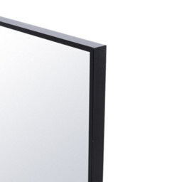 Living And Home Black Wall Mounted Rectangle Bathroom Mirror Framed Mirror Vanity Mirror W600 X H400 mm - thumbnail 8