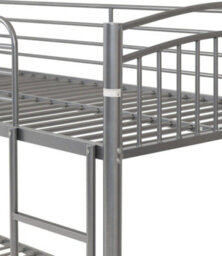 Seconique Ventura 3Ft Bunk Bed In Silver Finish Can Be Used As Two Beds - thumbnail 5