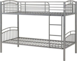 Seconique Ventura 3Ft Bunk Bed In Silver Finish Can Be Used As Two Beds - thumbnail 2
