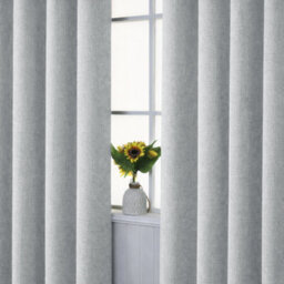 Bedlooms Silver Linen Curtain 100% Blackout Thermal Insulated Eyelet Curtain (Pair) 46 X 54 Inches With Tie Back Two - thumbnail 8