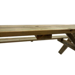 Leisurebench Tiptree 8 Seat Picnic Bench - Dip Treated Green Timber - 180Cm - thumbnail 4