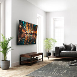 "Avf Tilt And Turn Tv Wall Mount, For Tvs 32-100"" - Black" - thumbnail 2